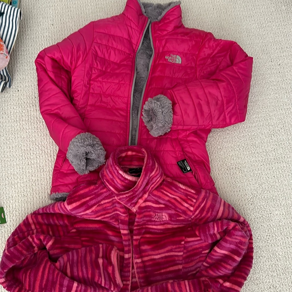 Girls north face jackets